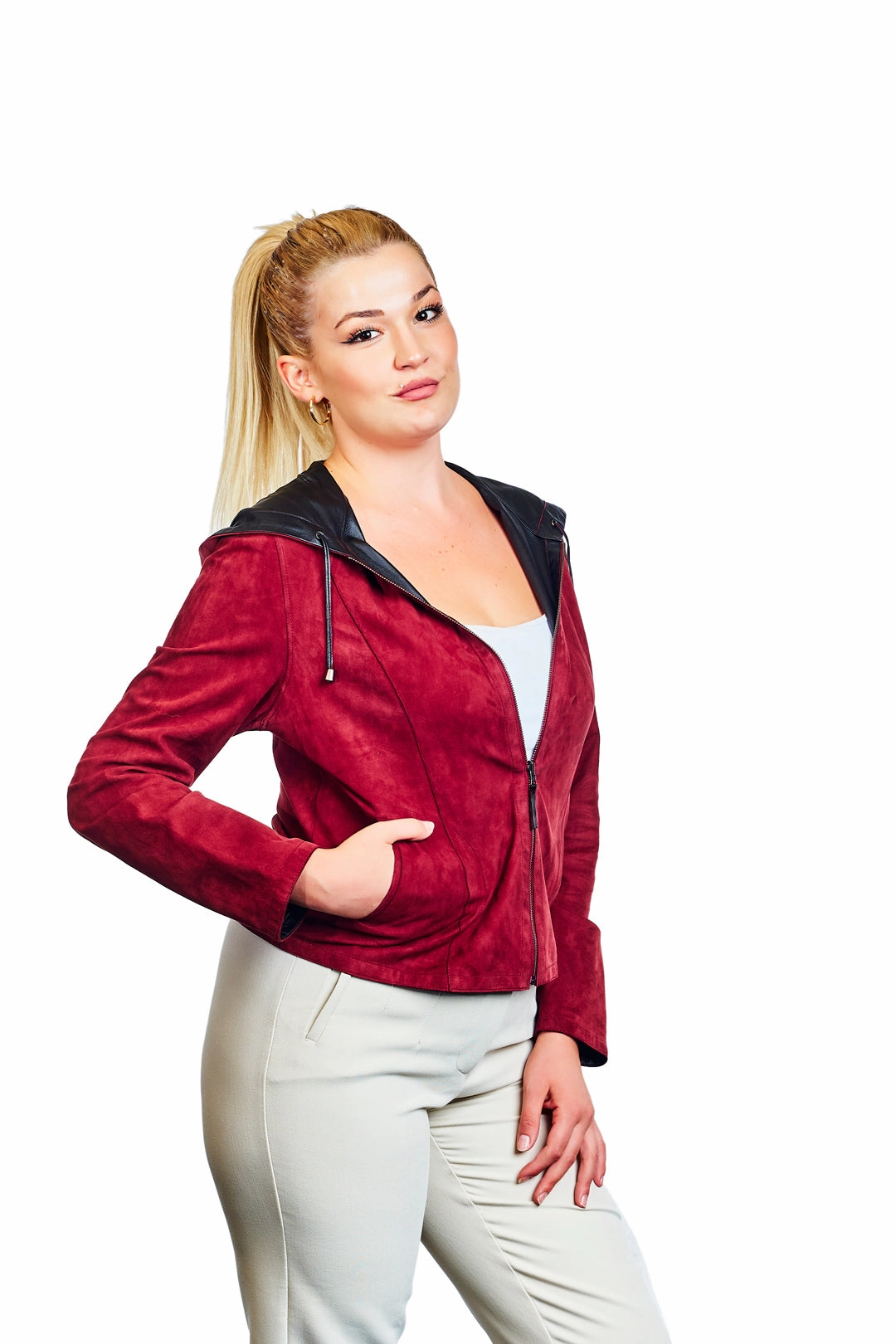 Leto Reversible Suede Leather Jacket