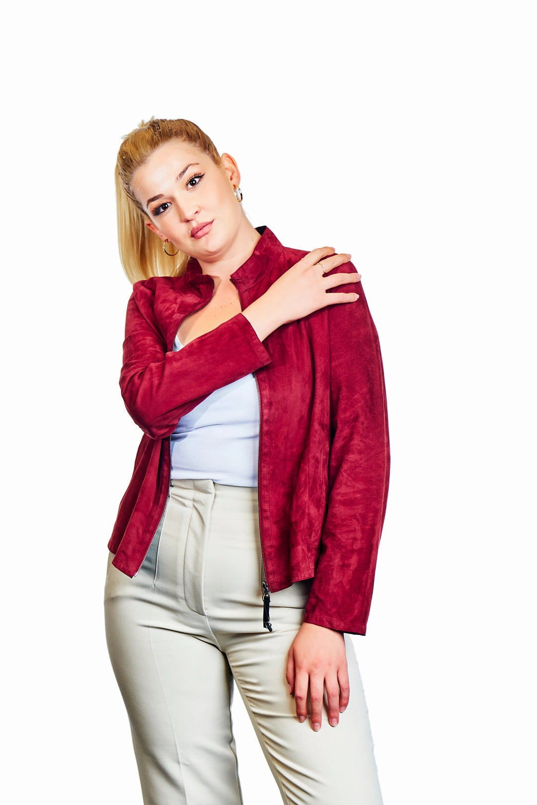 Leto Reversible Suede Leather Jacket