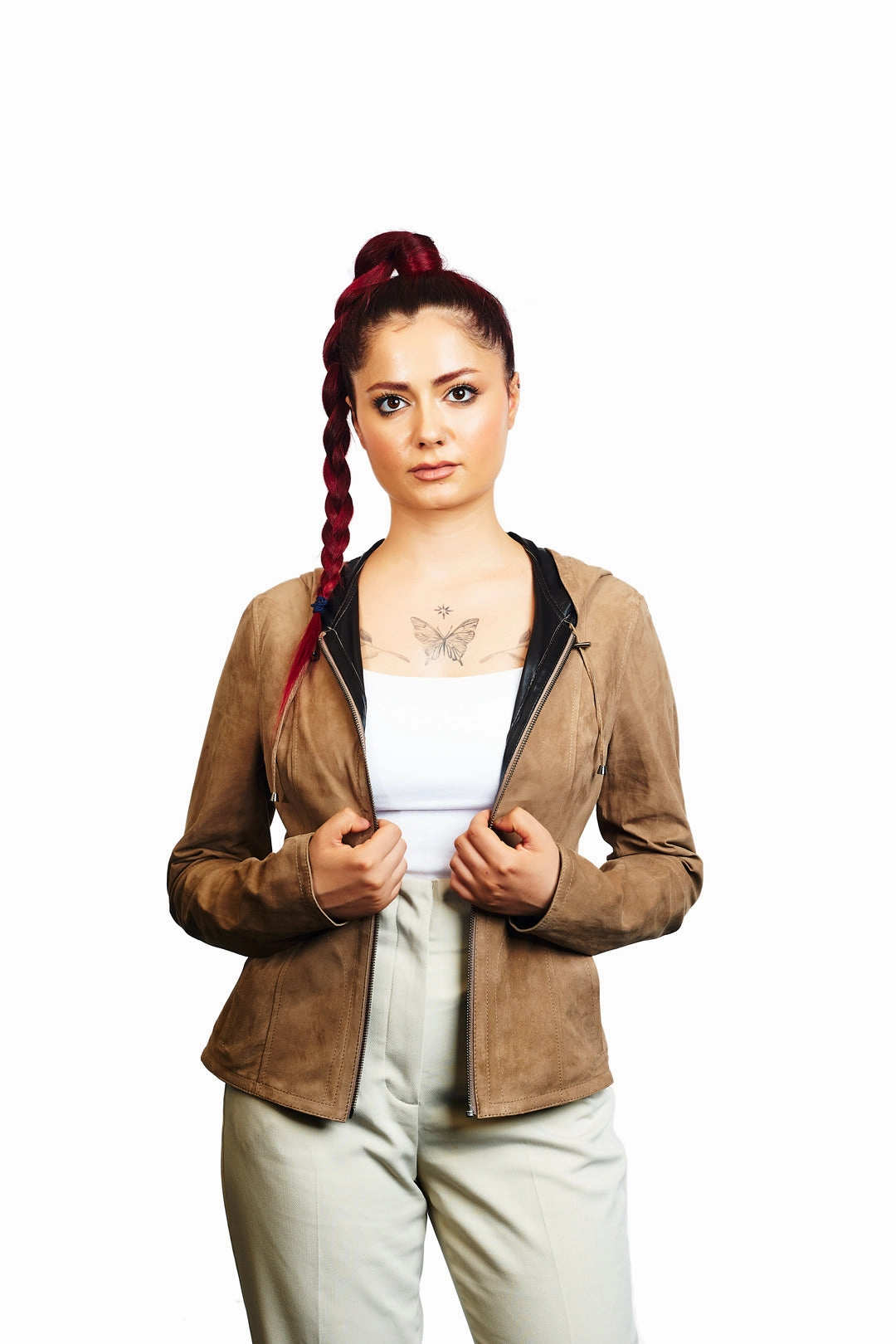 Leto Reversible Suede Leather Jacket