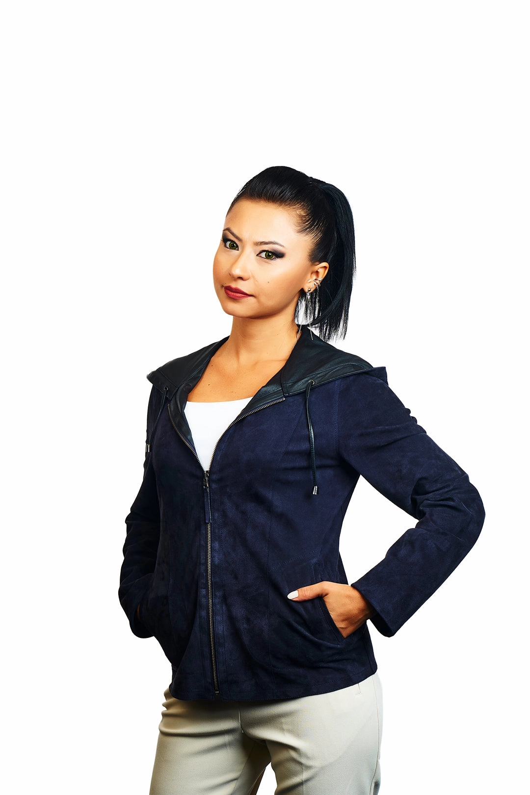 Leto Reversible Suede Leather Jacket