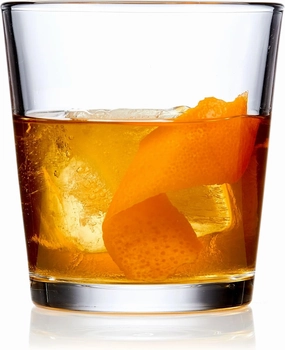 Libbey Bar Essentials Double Old Fashioned Glasses, 12 oz, Clear Restaurant Quality Drinking Glasses Set of 6, Modern Rocks Glass Set for Everyday Use