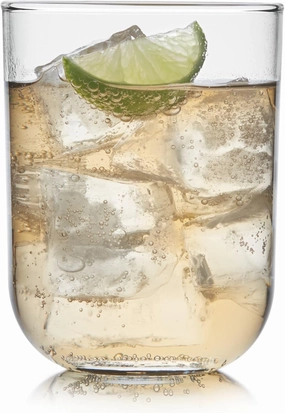 Libbey Polaris Rocks Glasses Set, Sophisticated Glassware Drinking Glasses Set of 8, Dishwasher Safe Glasses for Birthdays, Weddings, Anniversaries