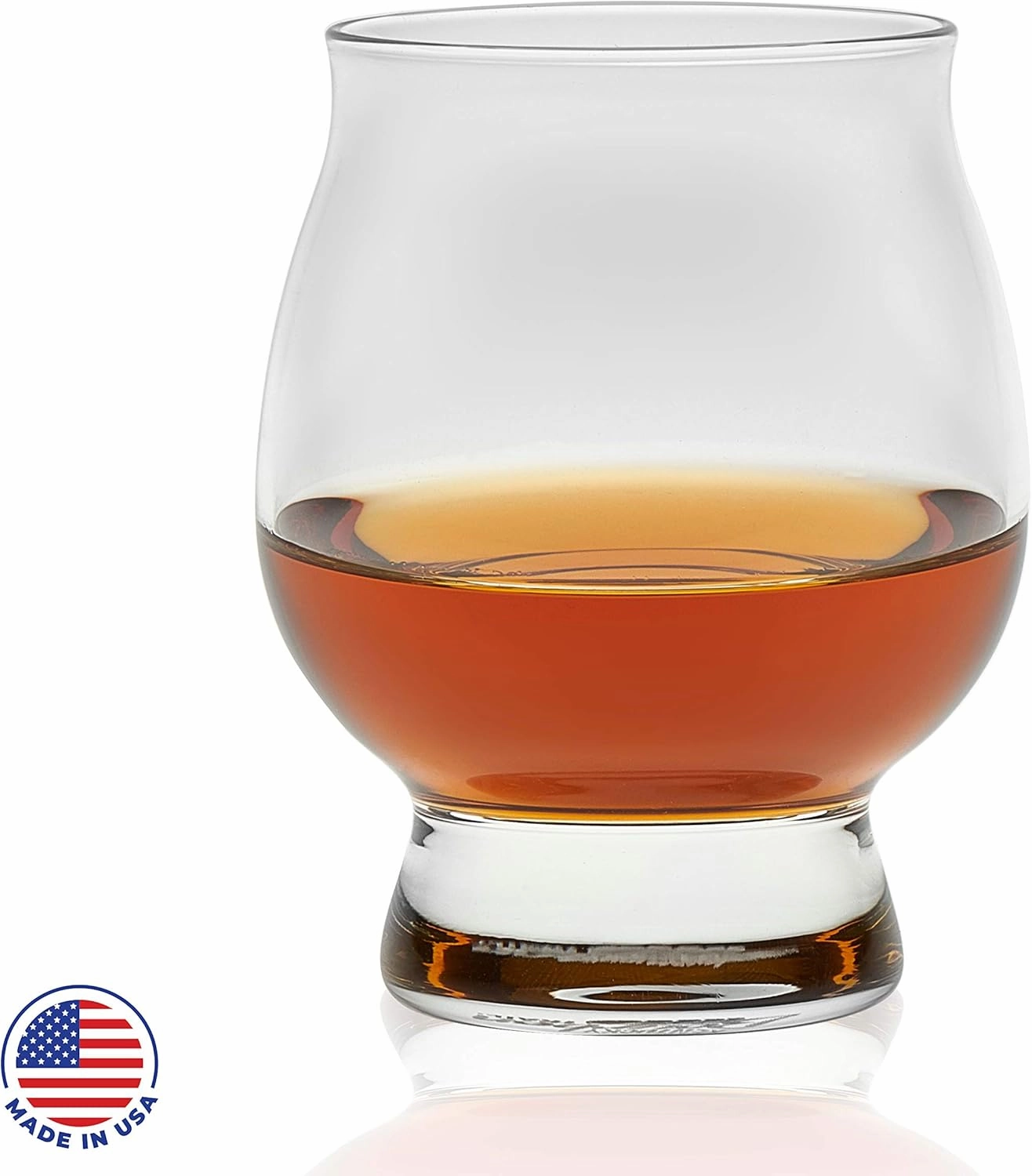 Libbey Signature Kentucky Bourbon Trail Whiskey Glasses Set of 4, Dishwasher Safe, Restaurant Quality Bourbon Tasting Glasses
