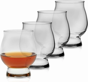 Libbey Signature Kentucky Bourbon Trail Whiskey Glasses Set of 4, Dishwasher Safe, Restaurant Quality Bourbon Tasting Glasses