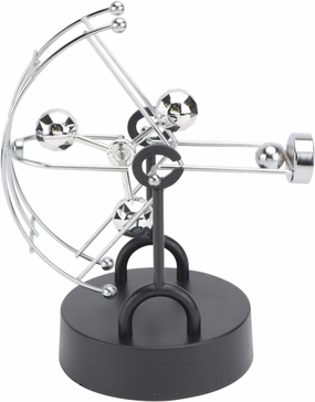 LIFKOME Electronic Perpetual Motion Desk Toy Physics Science Toy Office Home Decor Present for Friends