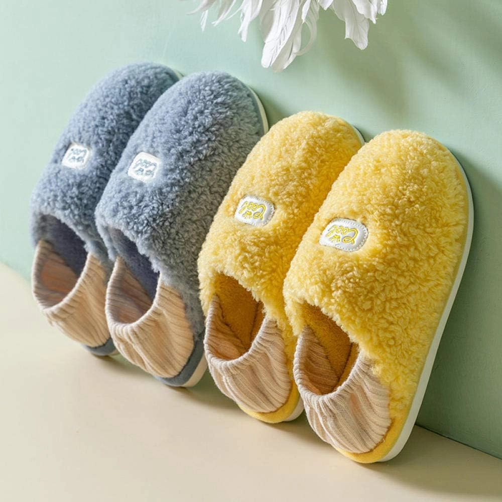 Lightweight House Shoes,Maternity Bag with Cotton Slippers, Non-Slip Postpartum Confinement Shoes-Pink_38-39,House Shoes Indoor