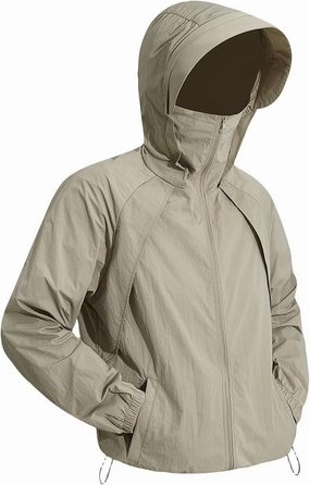 Lightweight Rain Jacket Men Big and Tall Light Hiking Coat Breathable Plain Raincoats Walking Outdoor Raincoat