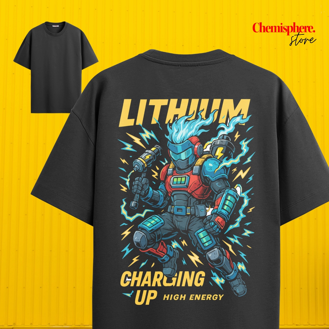 Lithium Superhero T-Shirt – Black | 220 GSM Premium Cotton