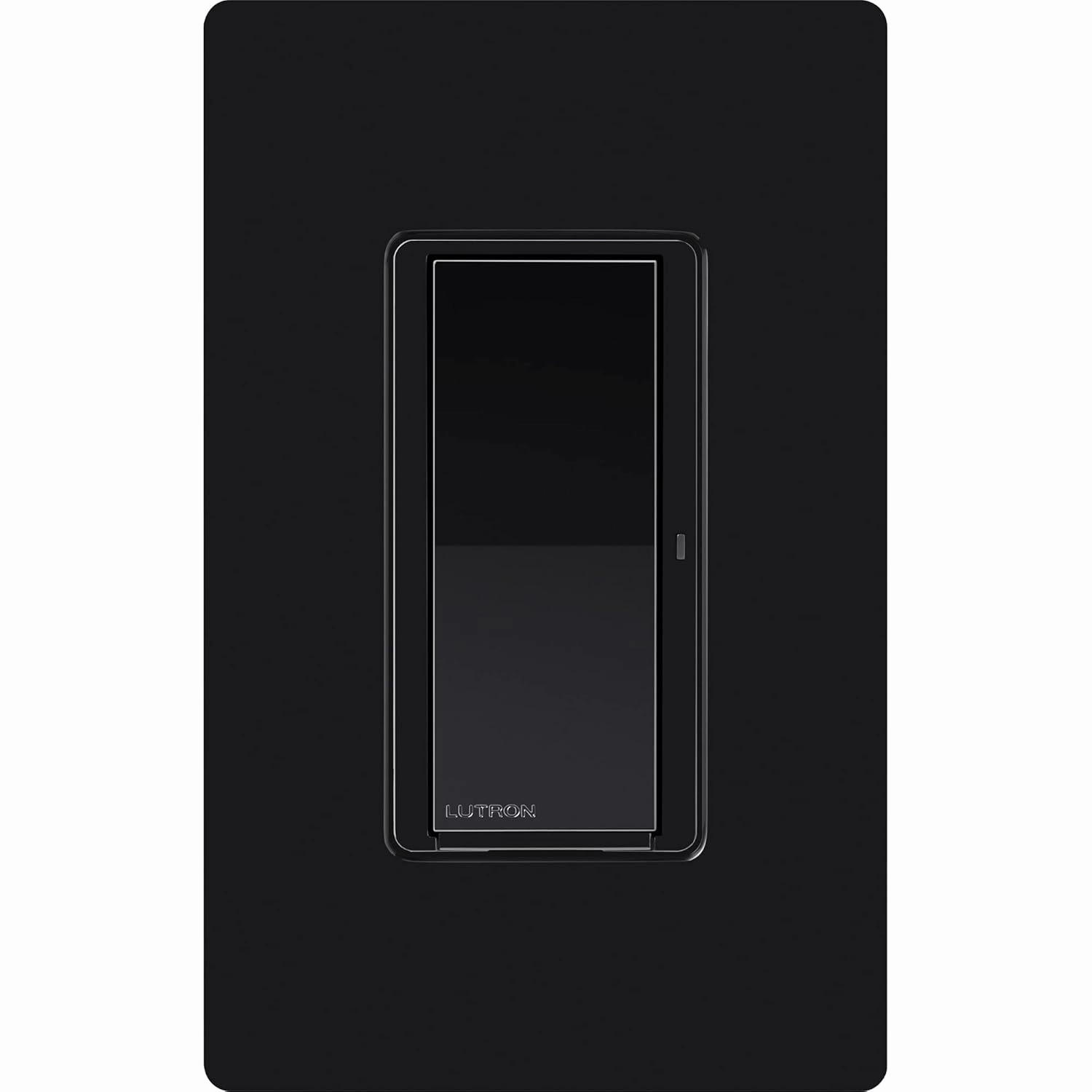 Lutron Claro Smart Switch for Caseta Smart Lighting (Lutron Smart Hub Required), for LED Lights and Fans, 5 Amp, Single-Pole/3-Way, Neutral Required, DVRF-5NS-BL, Black