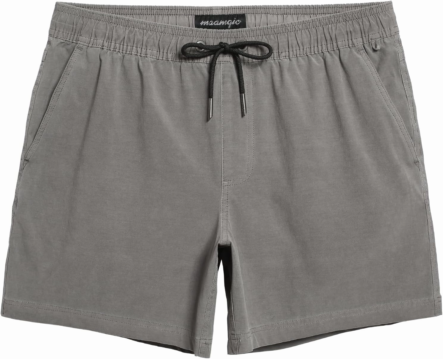 maamgic Men's 5 inch Inseam Shorts Pull-On Relaxed Fit Comfort Stretch Short Shorts with Pocket
