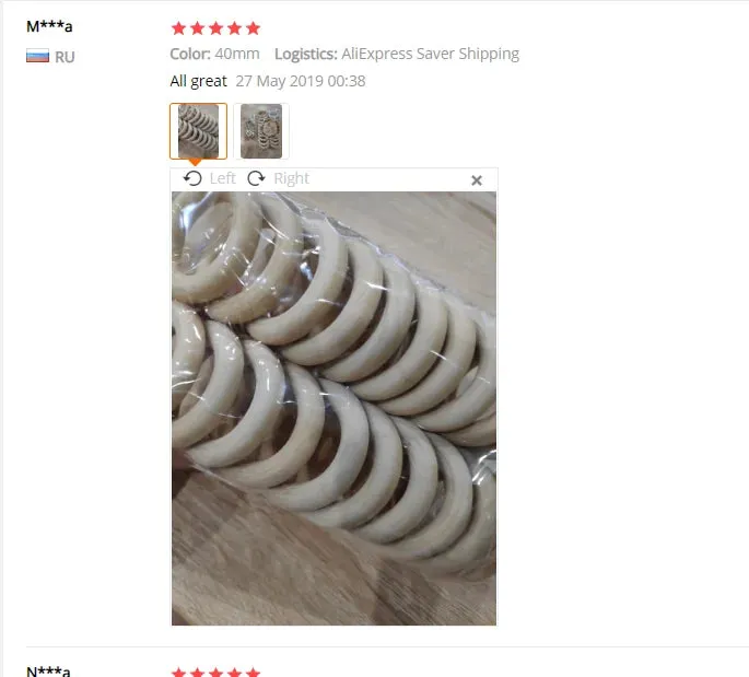 Maple Wooden Teething Rings Set: 10/5/3pcs for DIY Nursing Necklace, Baby Rattles, BPA-Free, Eco-Friendly