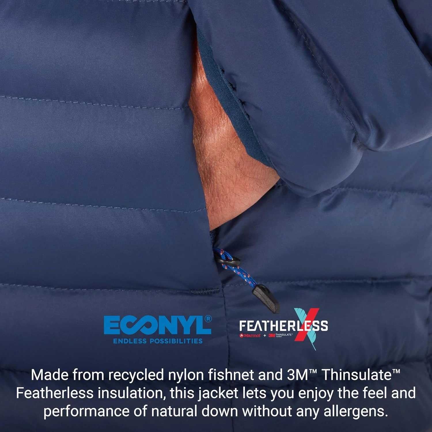 MARMOT Men's Echo Featherless Jacket- Lightweight Down Alternative Puffer Coat