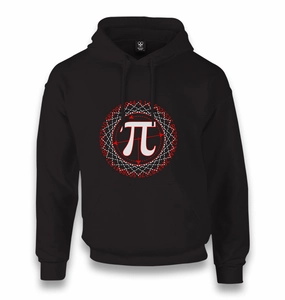 Mathematics - Pi Number IX Unisex Black Hoodie