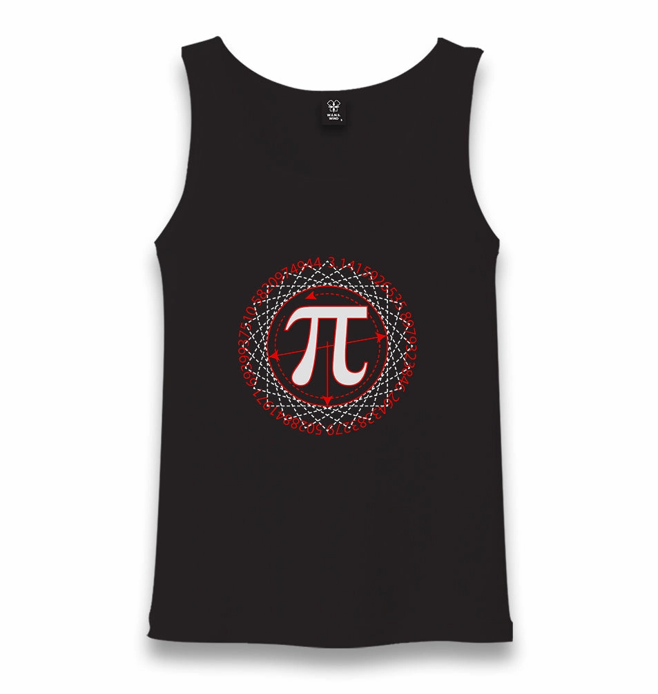 Mathematics - Pi Number IX Unisex Black Tank Top