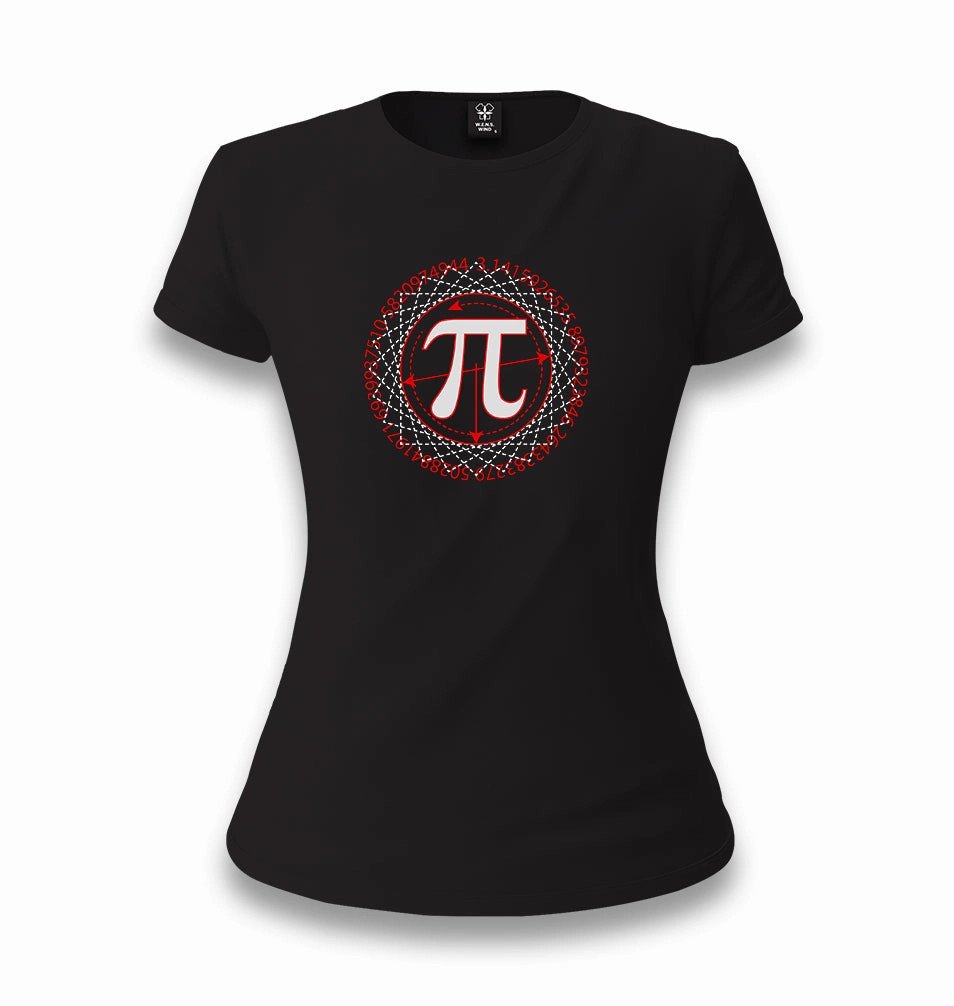 Mathematics - Pi Number IX Women's Black T-shirt