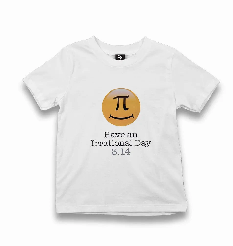 Mathematics - Pi Number XVI Kid's White Tshirt
