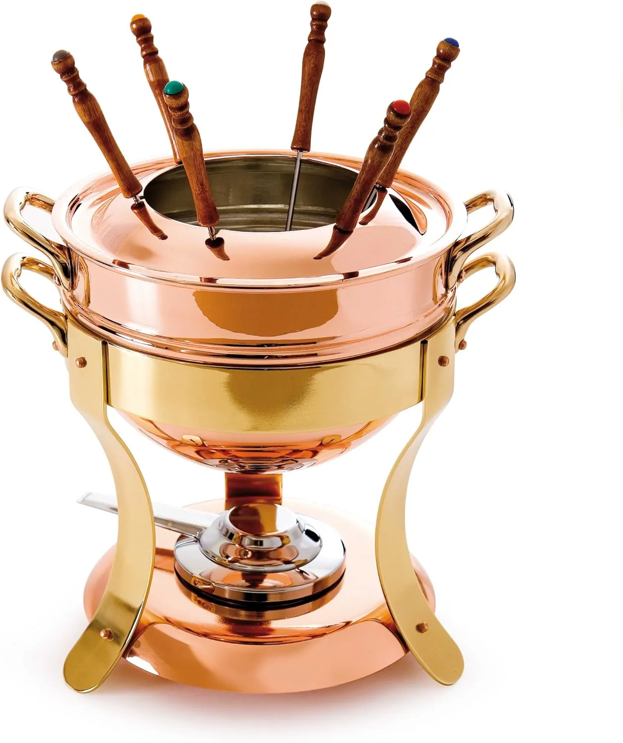 Mauviel M'TRADITION Copper Fondue Set