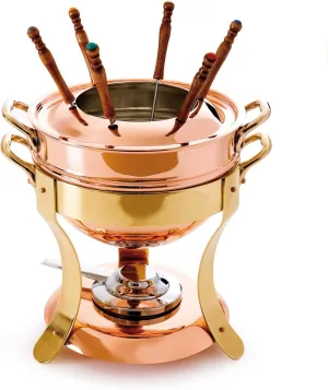 Mauviel M'TRADITION Copper Fondue Set