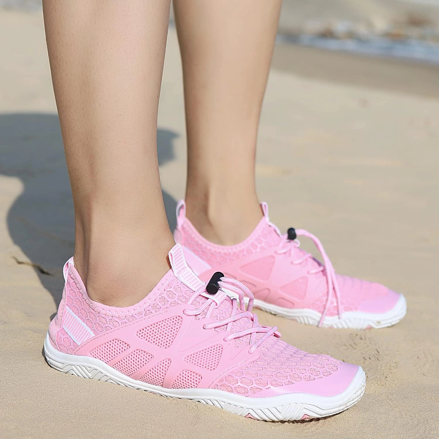 MAYZERO Water Shoes Men Women Swim Surf Shoes Beach Pool Shoes Wide Toe Hiking Aqua Shoes Winter House Slippers