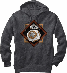 Men's Star Wars The Force Awakens BB-8 Square Pull Over Hoodie