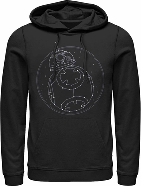 Men's Star Wars: The Rise of Skywalker BB-8 Starry Constellation Pull Over Hoodie