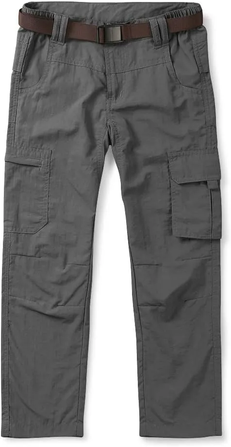 Mesinsefra Boy's Hiking Pants,Kids Casual Outdoor Quick Dry Lightweight Climbing Camping Fishing Trousers