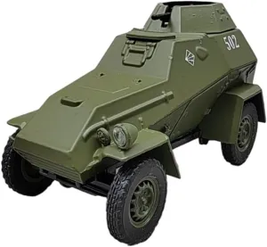 Metal Vehicles Toys 1/43 for Tank BA-64 Military Vehicle Alloy Vehicle Model Interior Decoration Miniature Toy Home Or Office Décor