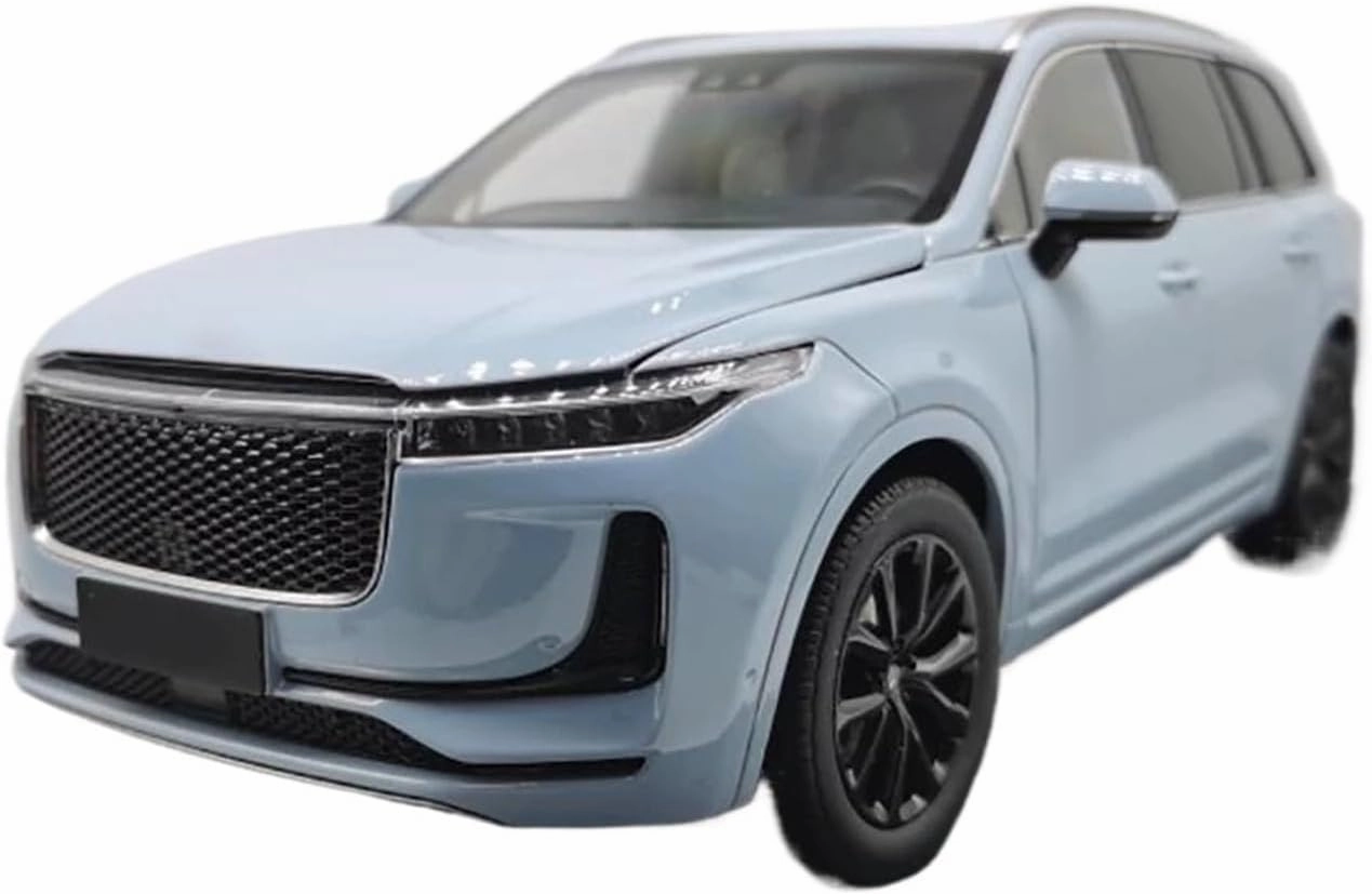 Metal Car Model 1:18 for Ideal One Simulation New Energy Vehicle Model Static Ornaments Boys Hobby Gift Fan Souvenir Die Cast Vehicles