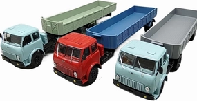 Metal Vehicles Toys 1/43 for Mars Trailer Model Car Head Alloy Metal Decorations Family Ornaments Game Toys Home Or Office Décor(Blue Front End Gray Trailer)