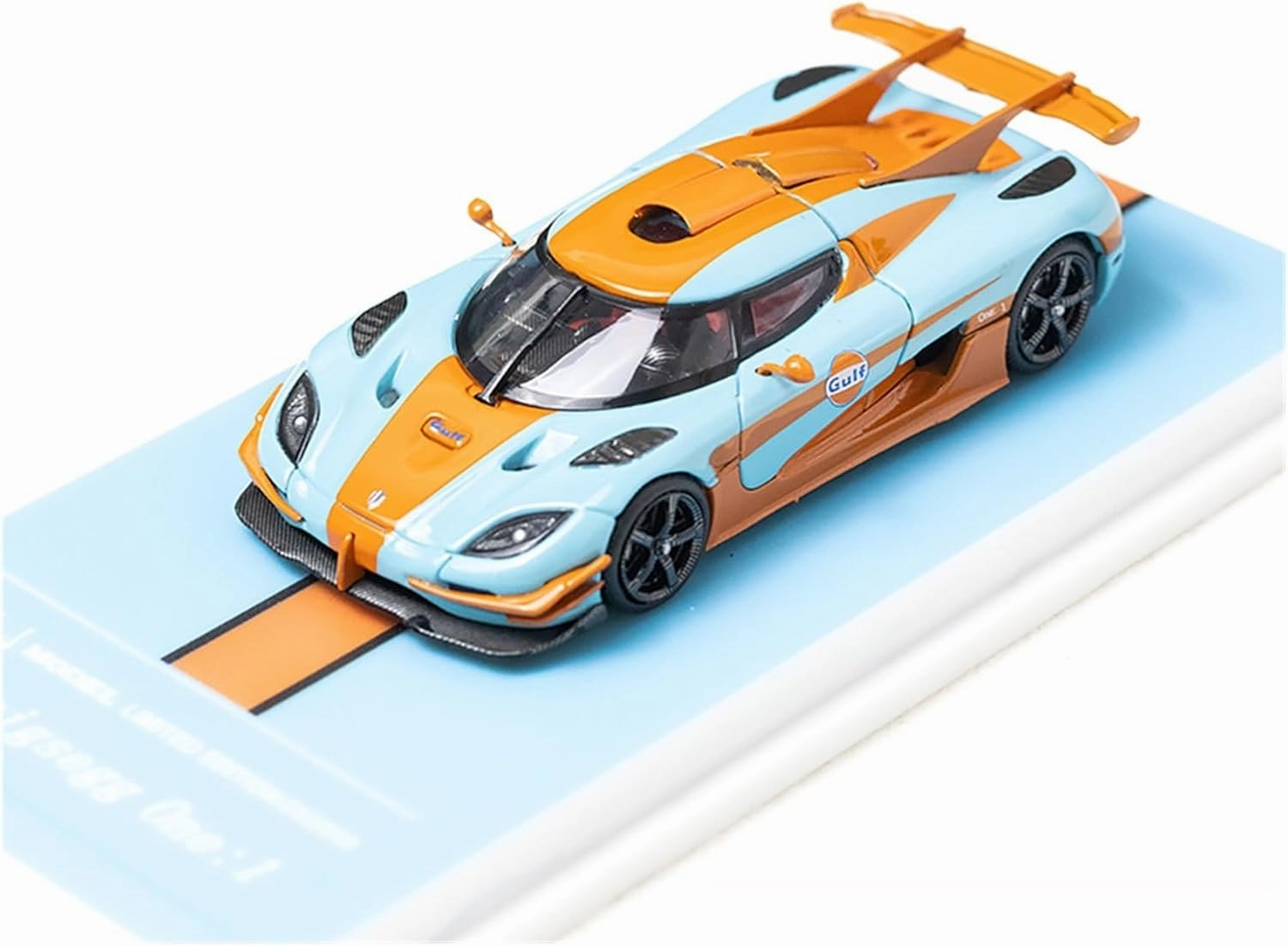 Metal Vehicles Toys 1/64 for Koenigsegg One1 Rear Cover Can Be Opened Supercar Alloy Car Models Indoor and Outdoor Toys Home Or Office Décor(Blue)
