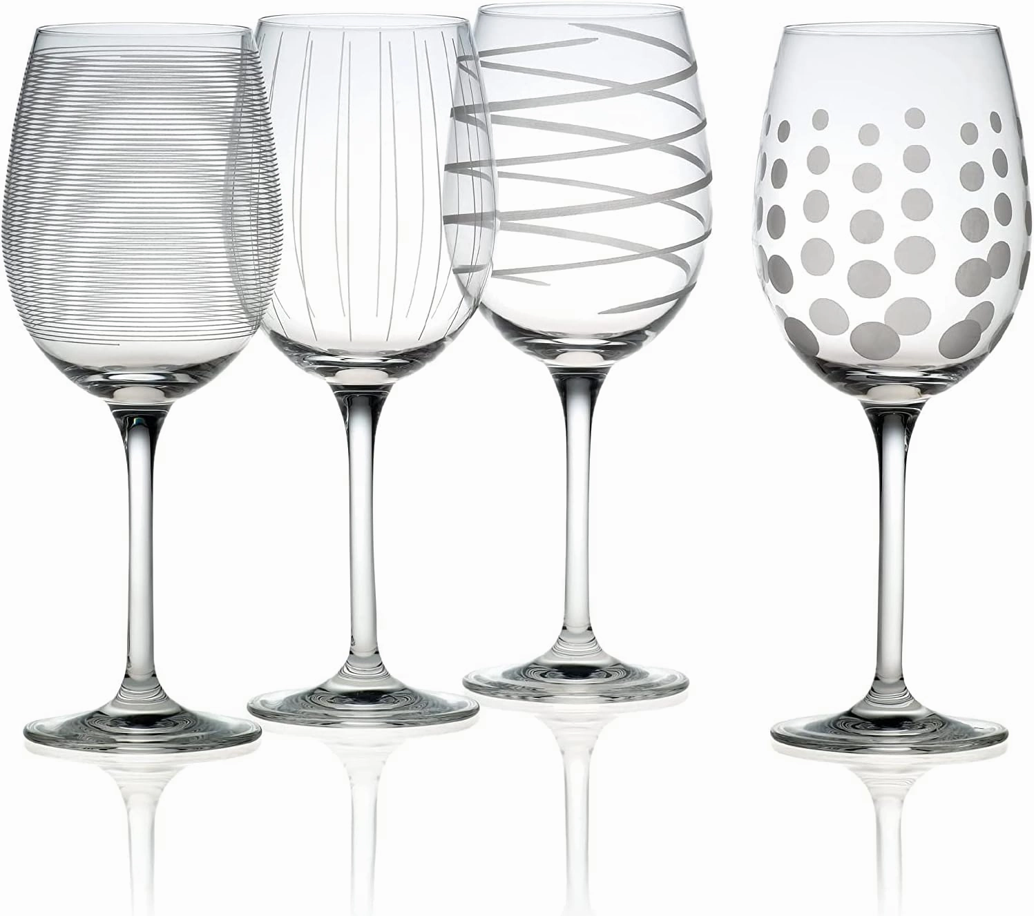 Mikasa SW910-403 Cheers White Wine Glasses, Set of 4, 16-ounce Wine Glasses - SW910-403