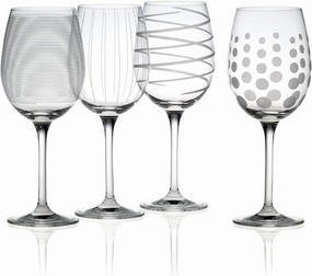 Mikasa SW910-403 Cheers White Wine Glasses, Set of 4, 16-ounce Wine Glasses - SW910-403