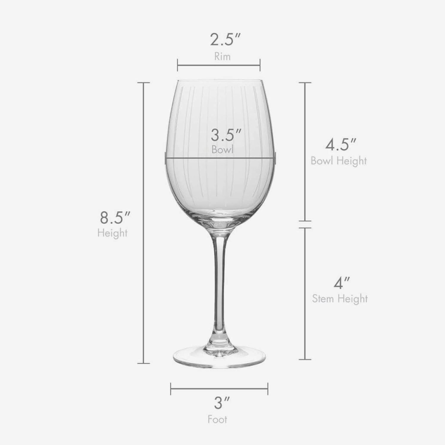 Mikasa SW910-403 Cheers White Wine Glasses, Set of 4, 16-ounce Wine Glasses - SW910-403