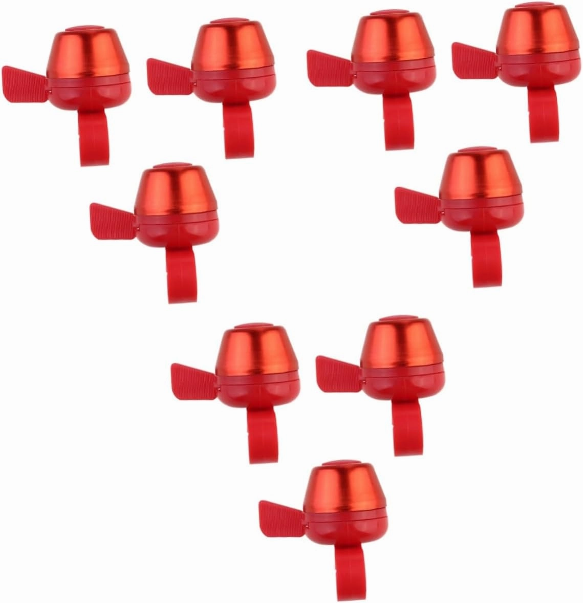 Mikikit Bike Bells Loud Warning Sound Clear Ringing Safety Bells for Cycling Durable Random Essential for Biking