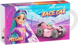 Mini Waffle Cars Pink Race CAR 50 Elements