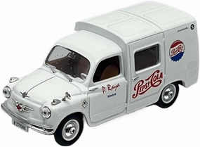 Mini Cars Replica 1/43 for Siata Formichetta 600 Seat Van Model White Diecast Metal Antique Classic Car Interior Decor Race Car Birthday Party Decorations