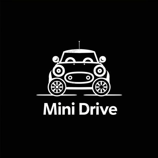 Mini Cooper Illustration AI MidJourney Image Prompt, 8776