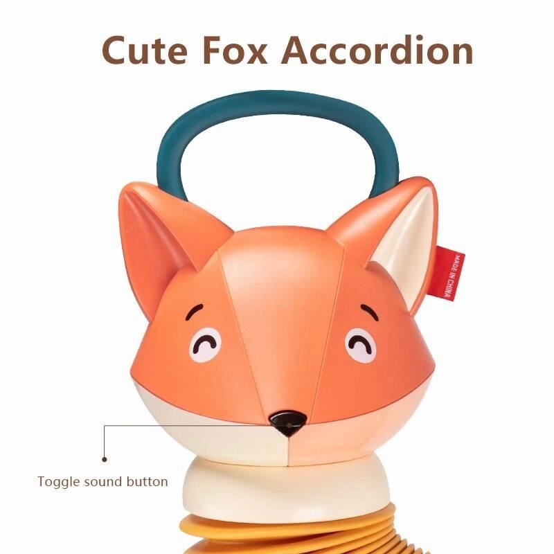 Mini Fox Accordion - Baby Musical Toy Instrument