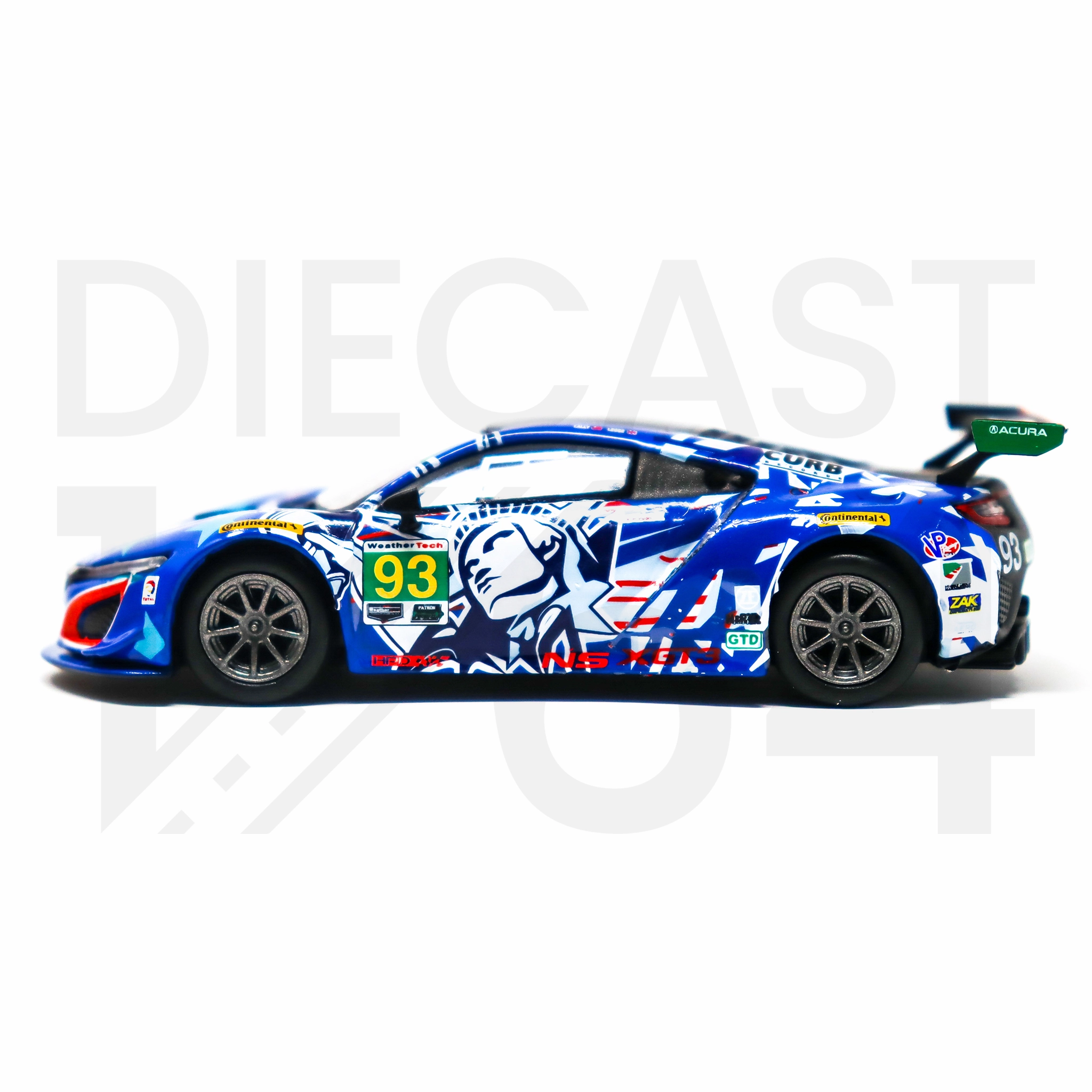 Mini GT Acura NSX GT3 #93 - 2017 IMSA Watkins Glen USA