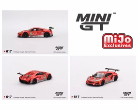 Mini GT Acura NSX GT3 EVO22 #93 WTR Racers Edge Motorsports IMSA 2023 Daytona 24Hr
