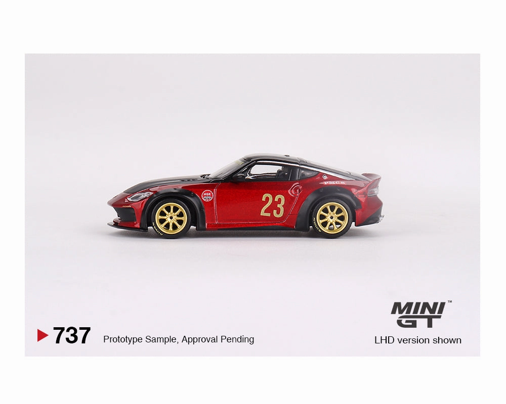 Mini GT CLDC Magazine with Nissan Z LB Nation Works – M Red
