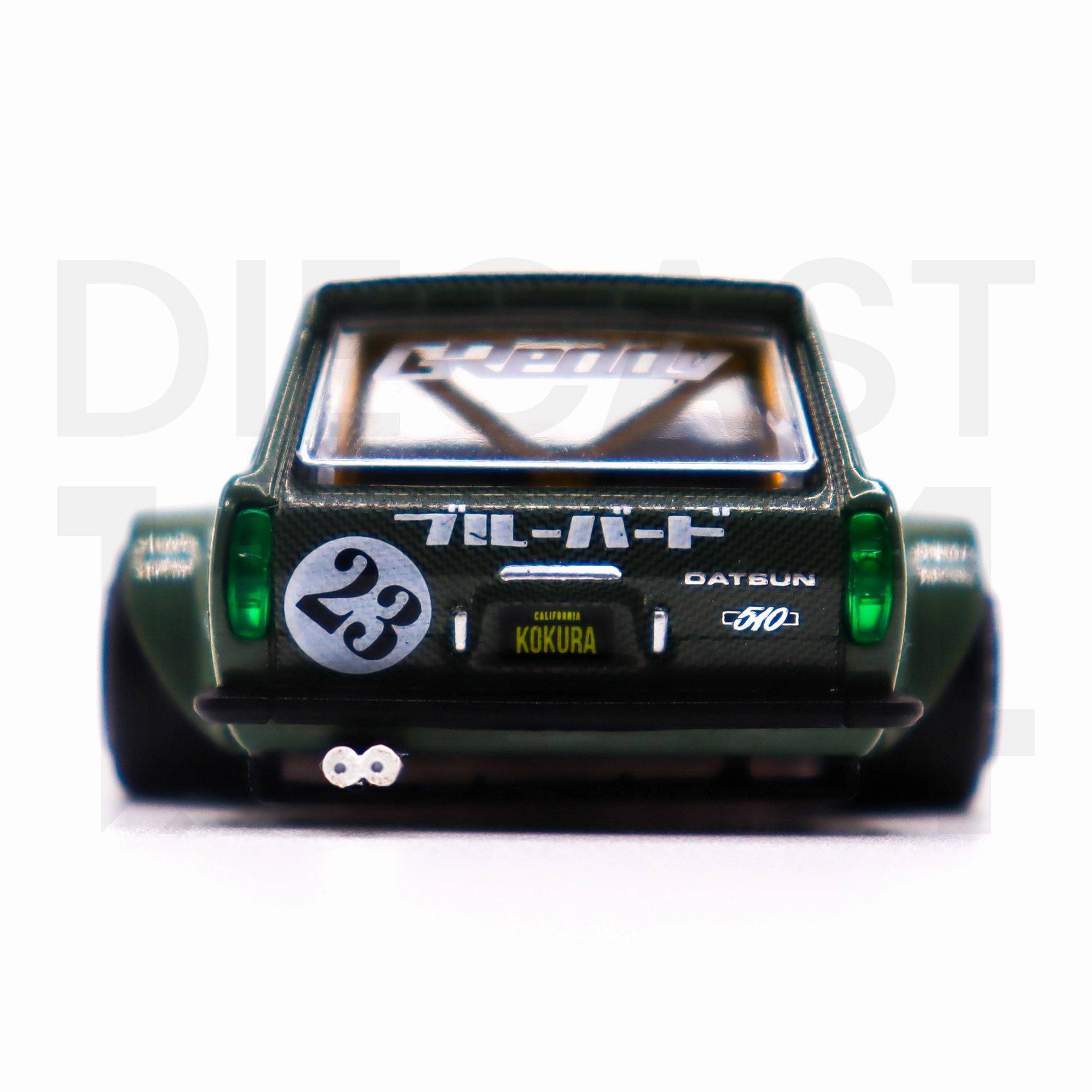 Mini GT Kaido House Datsun 510 Wagon Carbon Fiber V3 - Green