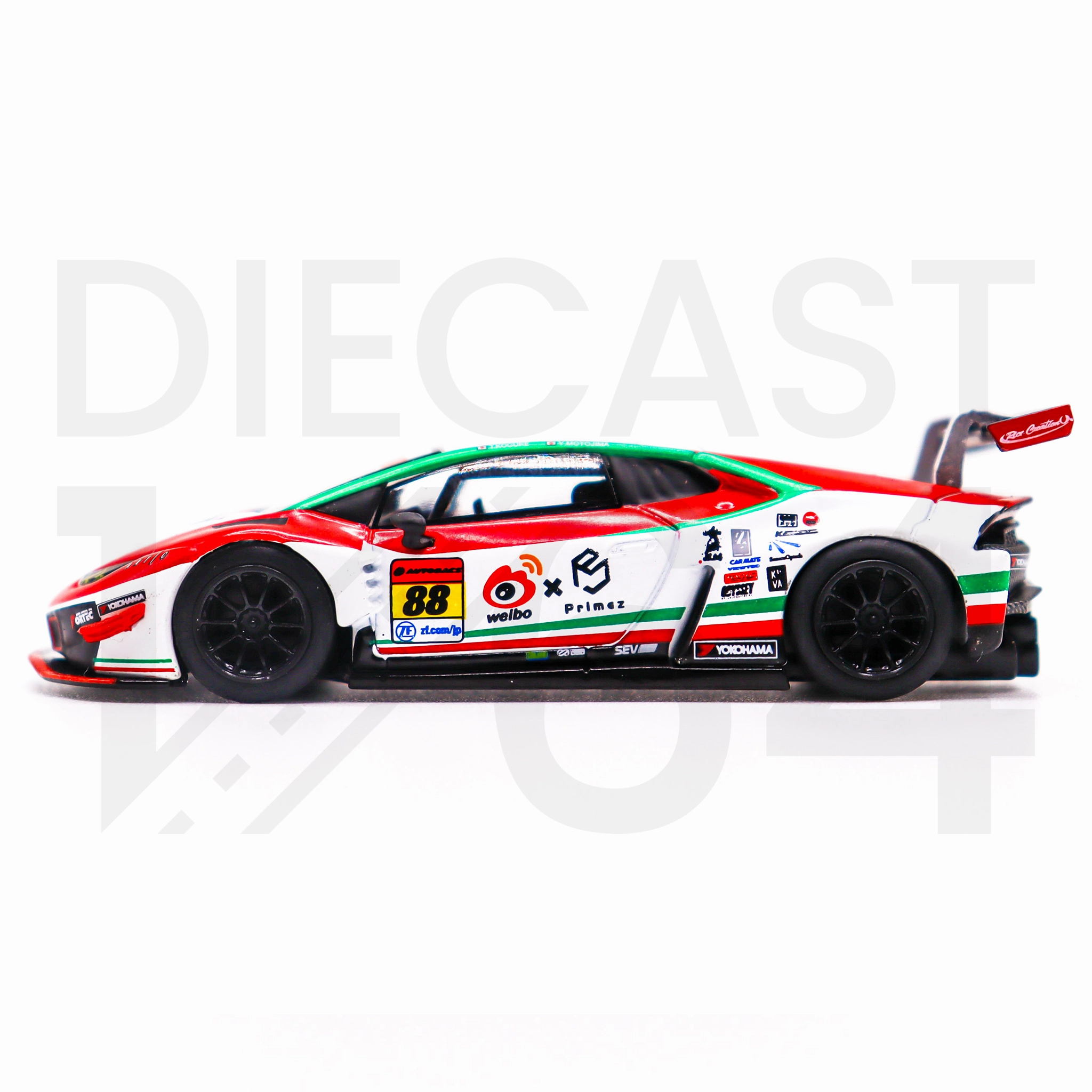 Mini GT Lamborghini Huracán GT3 EVO #88 JLOC 2022 Super GT Series