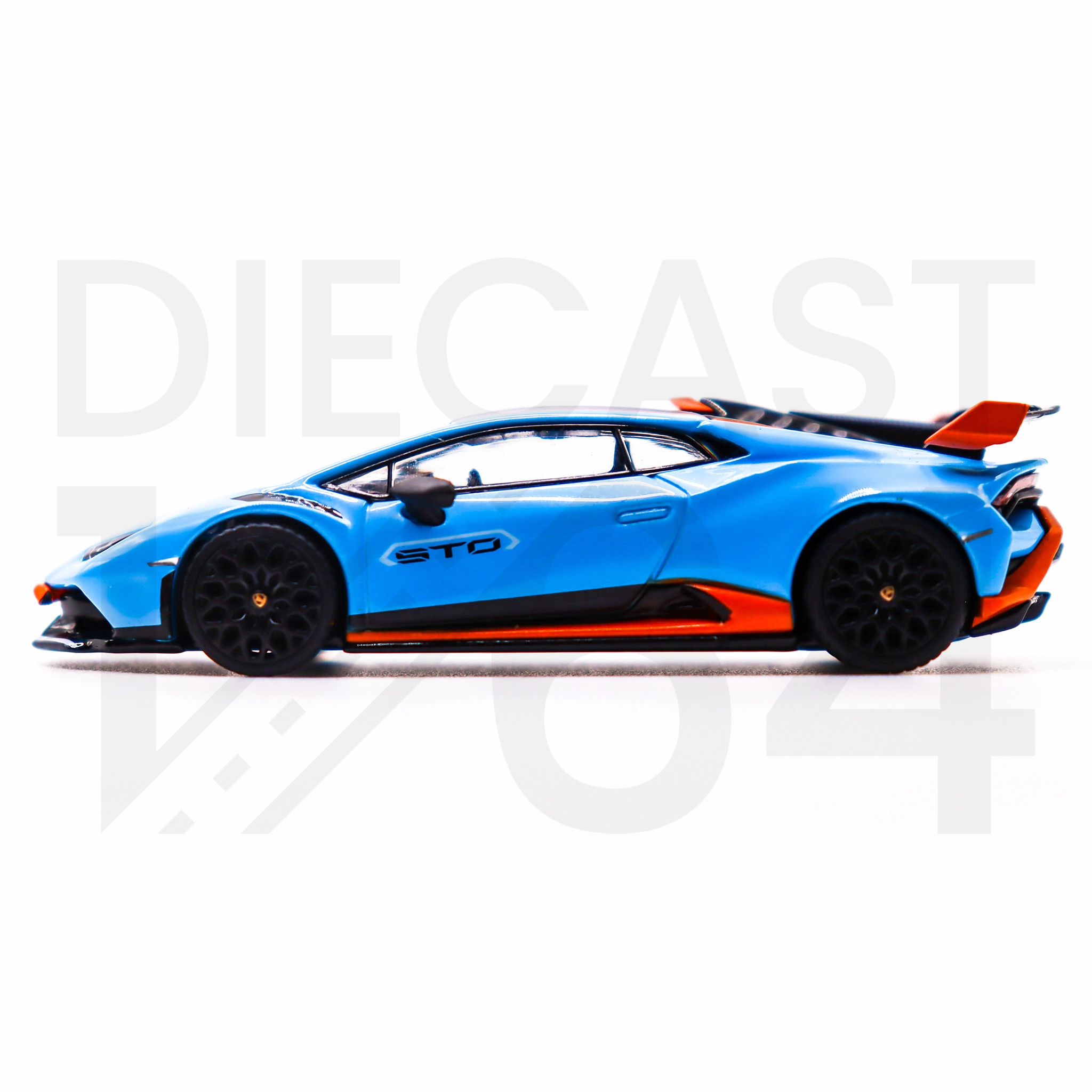 Mini GT Lamborghini Huracán STO Blu Laufey – Sky Blue