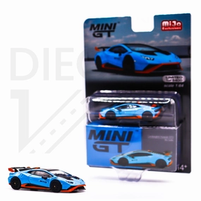 Mini GT Lamborghini Huracán STO Blu Laufey – Sky Blue
