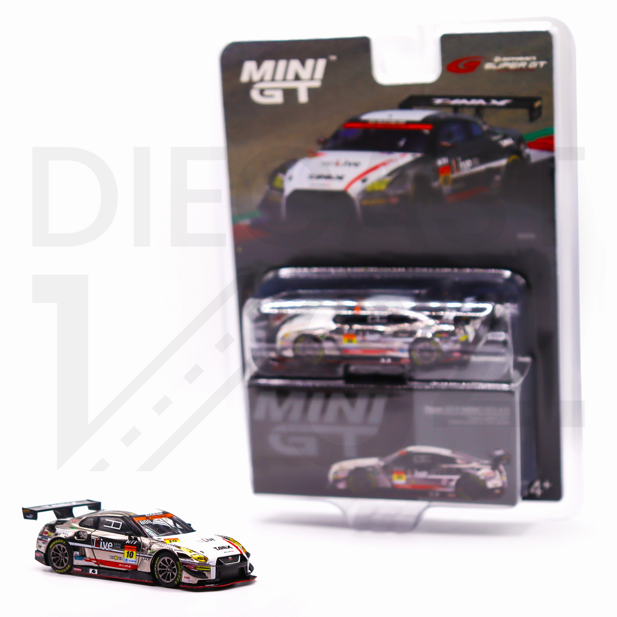 Mini GT Nissan GT-R Nismo GT3 #10 Tanax 2022 Super GT Series