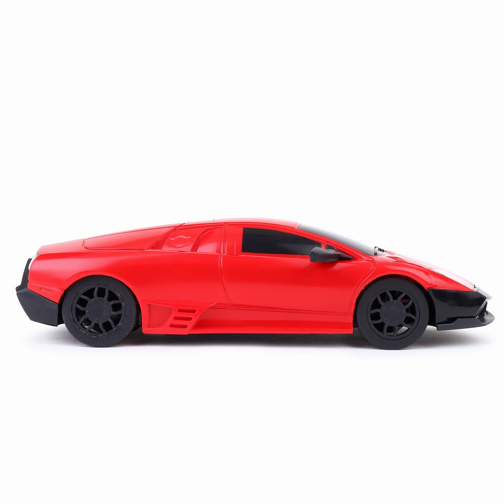 Mini Pro RC Car - Red | 27 Mhz Fully Functionable | 1:24 Scale | Battery & Charger Cable | Range upto 25m | Luminous Headlight | Perfect Tyre Grip | For Age 4  Years