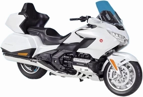 Mini Simulation Motorcycle Toys 1:12 for Honda Gold Wing Alloy Motorcycle Simulation of Children's Toys and Gifts Adult for Boys(Black)