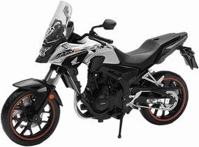 Mini Simulation Motorcycle Toys 1:12 for Honda Wing CB400X Alloy Racing Car Model High Simulation Children's Gifts Adult for Boys(White)