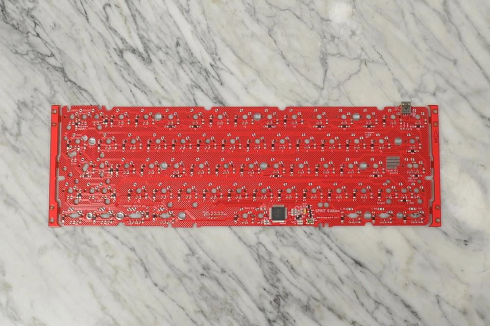 MK FaceW 60% Red PCB SPRiT Edition